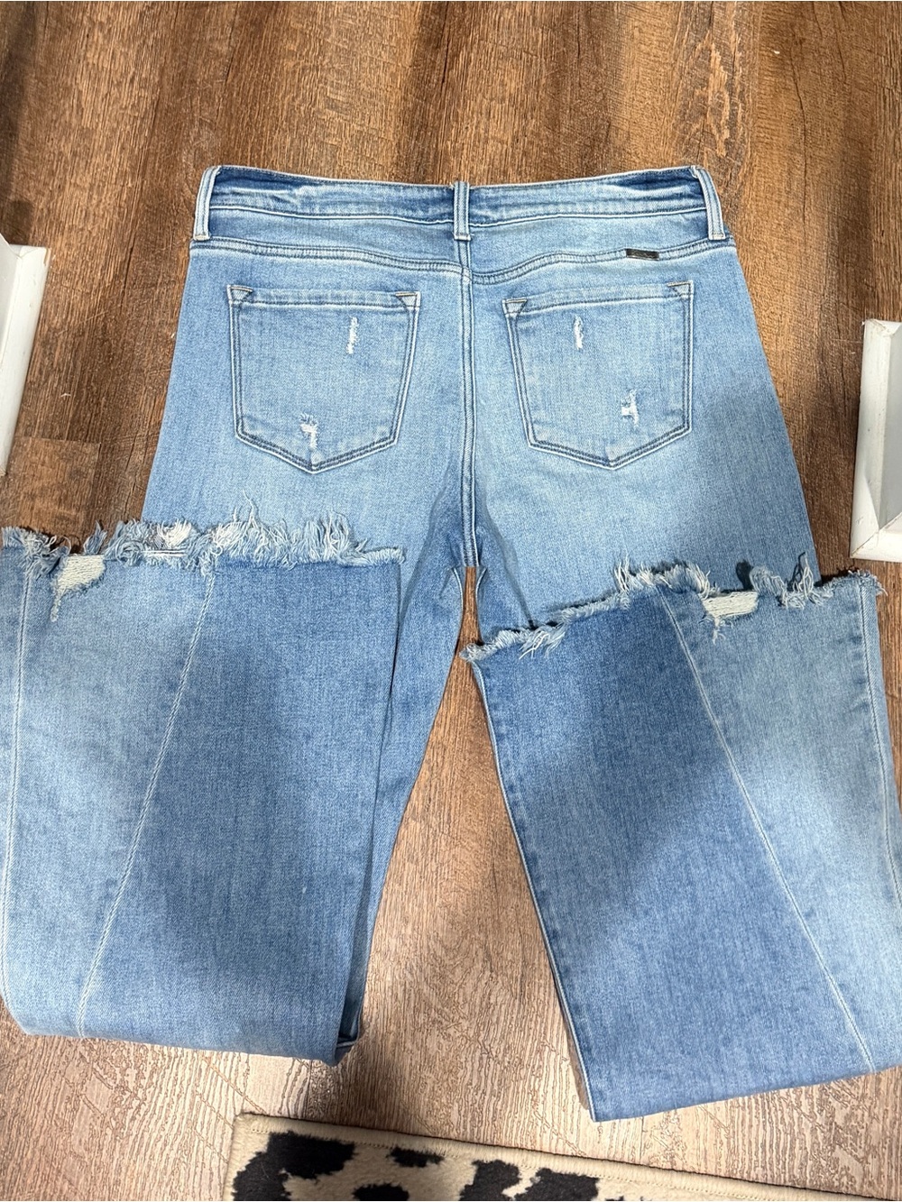 KanCan Light Blue High-Rise Flare Jeans - Picture 7 of 7